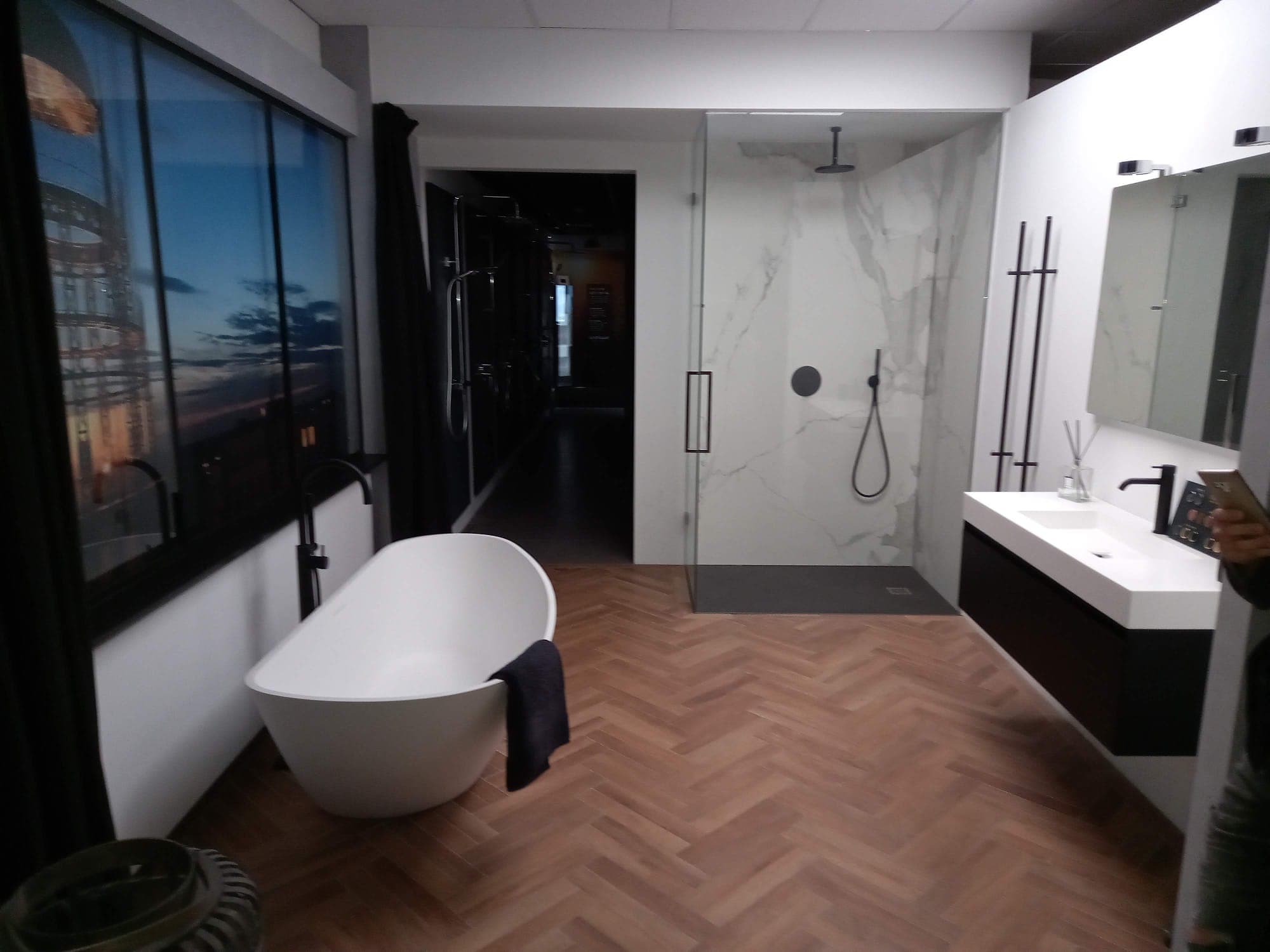 Nowoczesna łazienka - prysznic walk-in